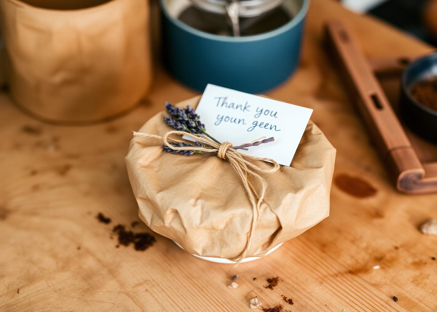 A hand-wrapped order ready to ship
