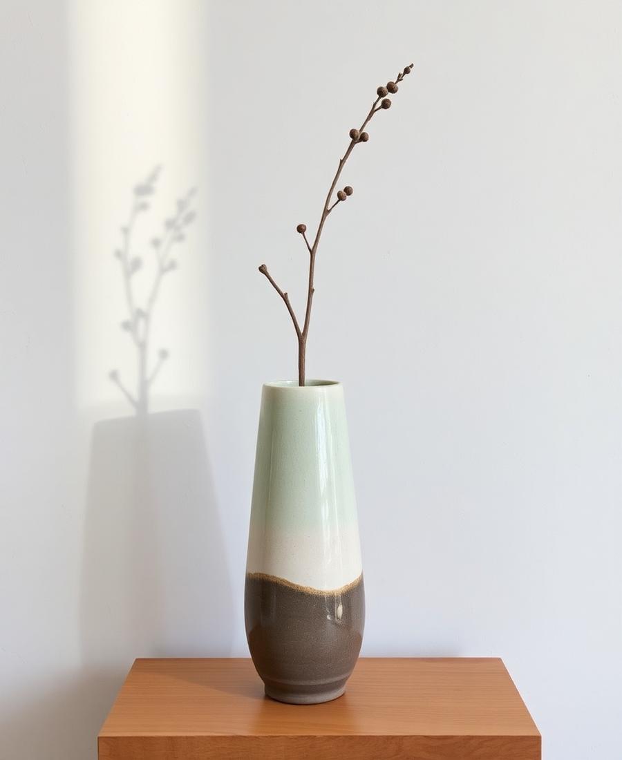 Hand-thrown ceramic vase